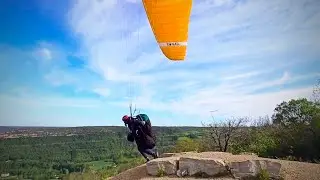 Mon premier vol en parapente sur site Tarn et Garonne à la marche supair eona 3