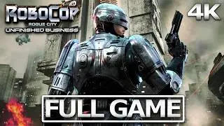 ROBOCOP UNFINISHED BUSINESS Full Gameplay Walkthrough / No Commentary【FULL GAME】4K 60FPS Ultra HD