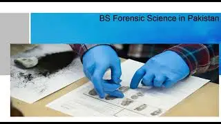 Scope of Forensic science in pakistan