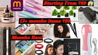 13+meesho products ₹89 😱 home decor kitchen utility jewellery makeup meesho Random products haul