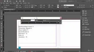 In Design | Part   39 Using Custom Tab Stops for Table of Contents in InDesign