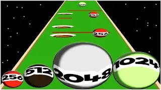 Runner Merge Balls 2048 &mdash; Уровни 16&ndash;31 (Android)