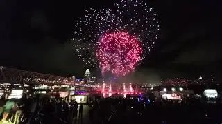 Cincinnati Labor Day Fireworks 2022 Clip