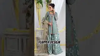FLAPPER MOST BEAUTIFUL DESIGN IN WEDDING DRESSES 😍#popular #viralvideo #fashion #trendingshorts