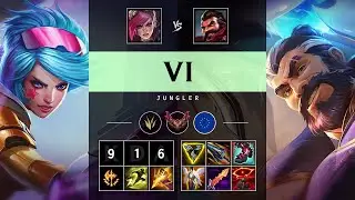 Vi Jungle vs Graves - EUW Grandmaster Patch 25.21