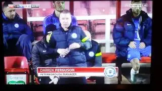 Peterborough united player caught masturbating