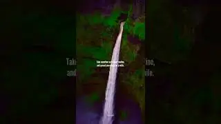 Nature's beauty. #Paragliding #GreenMountains #Waterfalls #Adventure #Explore #Nature #ScenicViews