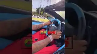 Wow watch Davido showing off his driving skills.  #davido #30bg #ghanamusic #naijamusic