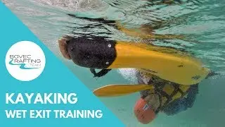 Wet exit training, kayak course | Bovec Rafting Team