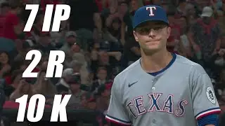 Jack Leiter Ties Career High with 10 Strikeouts vs Guardians