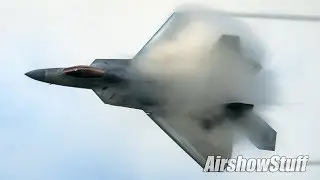F-22 Raptor Twilight Vaporfest! - America's Freedom Fest 2019