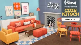 FIRST CREATOR KIT! // The Sims 4 Cozy Kitsch Kit Build & Buy Overview (myshunosun)