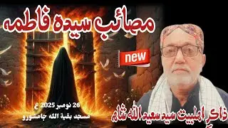 مصائب بيبي فاطمه الزهراء/ ذاڪر سيد سعيد الله شاھ 
