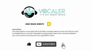 Sine Wave Tanpura D  - Sing better with Sine Wave Tanpura - Drone in D