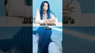 Billie Eilish's reaction to hearing a fan cover.  #billieeilish #cover