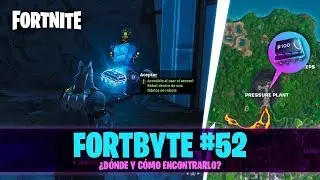 FORTBYTE 52 - Accesible al usar el aerosol Robot dentro de una F&aacute;brica de Robots | Gu&iacute;a | FORTNITE