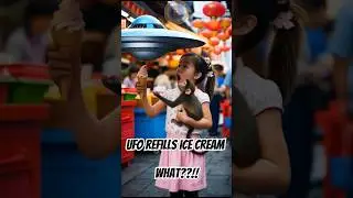 UFO Refills The Ice Cream! 😱