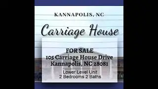 For Sale: 105 Carriage House Dr. Kannapolis, NC 28081