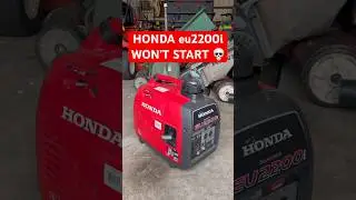 Как починить генератор Honda eu2200i, который не запускается