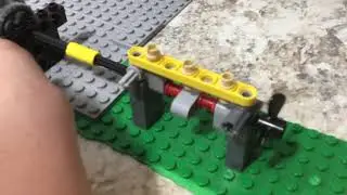 Lego 2 speed transmission with CLUTCH and crankshaft