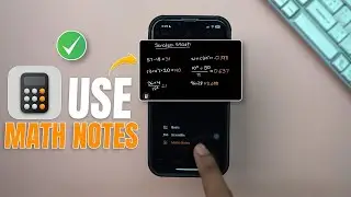 How to Use Maths Notes in Calculator App on iPhone | How to Store Notes in iPhone Calculator