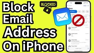 How to Block an Email Address on iPhone Mail App - 2026 | iOS 26, 18 | View Blocked List