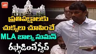 MLA Balka Suman Powerful Counters To Opposition Leaders Comments | TS Assembly | CM KCR | YOYOTV