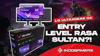 Monitor Gaming 144Hz IPS di Bawah 1,5 Juta? LG UltraGear G4 24G411A-B Review!