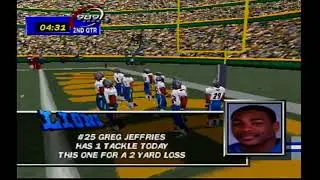 A New Football Playthrough! NFL Gameday 99 (PS1) Part 1, vs. Detroit