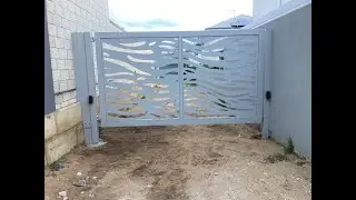 Electric Swing Gate ~ Wave Design🌊  | Western Automate