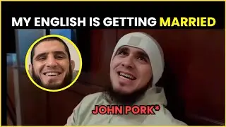Magomed Zaynukov aka (Chanco/John Pork) Hilariously Struggles With English at ufc 322 event 
