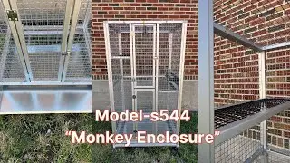 Model-s544 Standard Monkey Enclosure | CDEcages.com