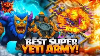 Супер Йети + Варден Файрбол: TH17 3 звезды с моими ошибками | Clash of Clans