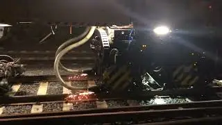 Railway track profiling machine (milling)