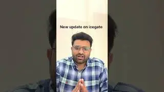 New update on icegate site #adcode #icegate #registration #ecommerce #custom #export #viral