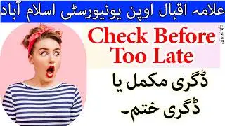AIOU Degree Duration 2026: Min & Max Time for All Degrees Explained | AIOU INFO