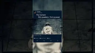 The moment shin awakens his true power #animeedit #awaken #aura #power #rage