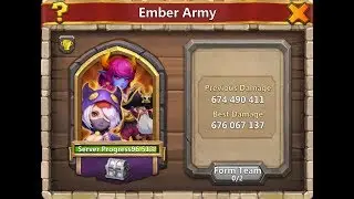 Ember Army | 676 Million score | Base Setup | Castle Clash