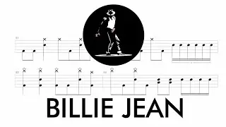 Michael Jackson - Billie Jean (🔴 Drum Notation | Tutorial) @chamisdrums Bass @ChamisBass
