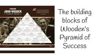 Wooden Pyramid of Success Building Blocks