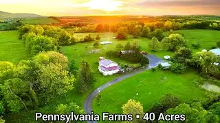 Pennsylvania Farms For Sale | 40 Acres | Pennsylvania Land For Sale | Rich FarmLand | 30Acre Fields