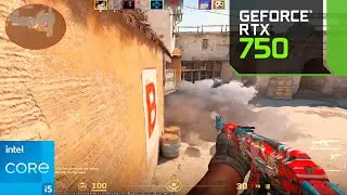 CS2 - GTX 750 Ti + i5-12400F