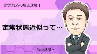 反応速度⑦　酵素反応の反応速度1