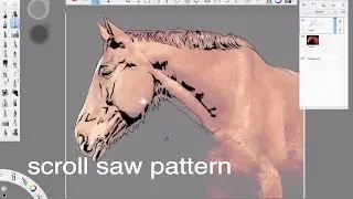 How to make a scroll saw pattern using Sketchbook Pro