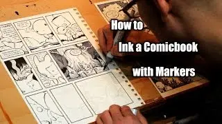 Comicbook Inking Tutorial | Justin Hillgrove | Imps and Monsters