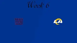 WK6 | New York Giants VS Los Angeles Rams | AGFF2L
