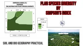 PLANT SPECIES DIVERSITY MATRIX BY SIMPSON'S METHOD ।।Part - 2