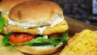 Air Fryer Fish Sandwich - Air Fryer Recipe - Nuwave Brio 10 Quart Air Fryer