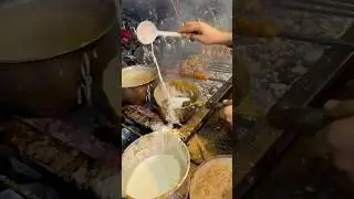 Soft And Juicy Chicken Seekh Kabab with Cream & Butter #streetfood #chicken #bbq #ytshorts #shorts