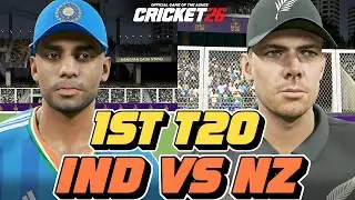 India vs New Zealand 1st T20 at Nagpur Cricket Stadium | Road to T20 World Cup 2026 | Cricket26 Live